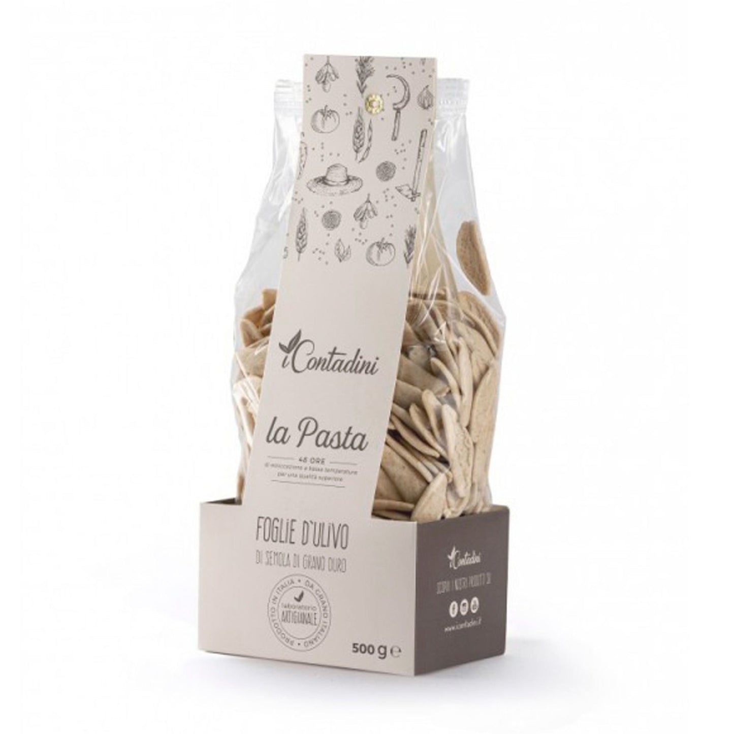 Foglie d'Ulivo di Semola di Grano Duro – Apulijska pasta w kształcie liści oliwnych - dostępny w hurtowni WT Hurt