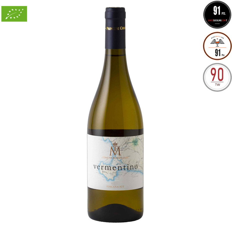 Marsiliana Vermentino Toscana IGT Biologico – Śródziemnomorska świeżość i elegancja
