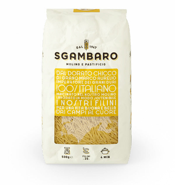 Pasta Sgambaro Filini n.35 – włoski makaron do zup 500g - dostępny w hurtowni WT Hurt