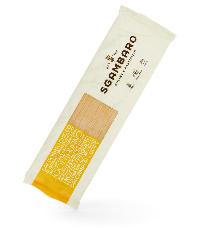 Sgambaro Spaghetti n.5 – włoski makaron 500g - dostępny w hurtowni WT Hurt