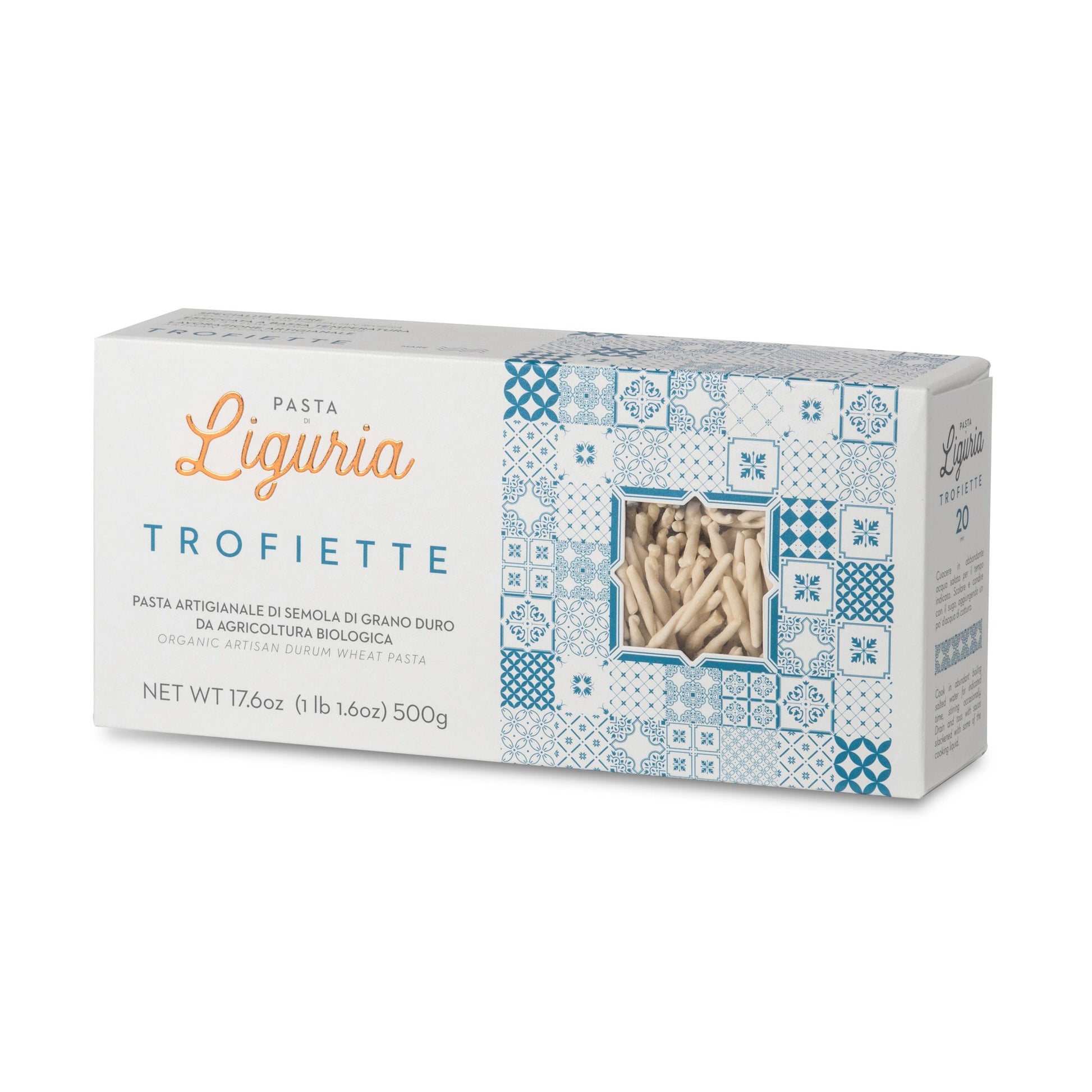 Pasta di Liguria Trofiette Bio – klasyczny liguryjski makaron 500g - dostępny w  hurtowni WT Hurt