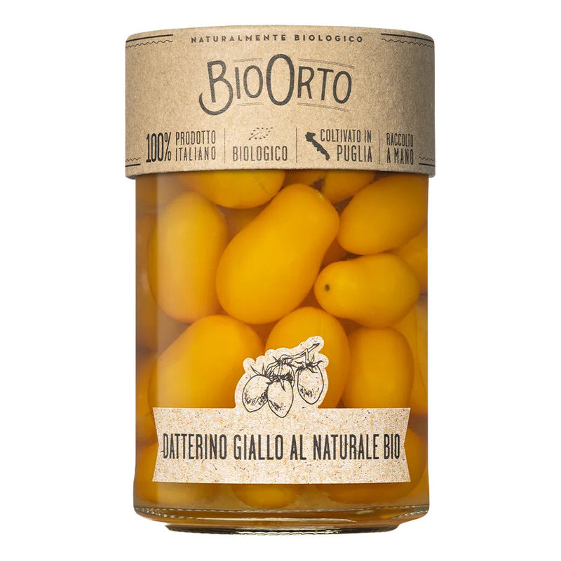 BioOrto Pomodoro Datterino Giallo Bio – Włoskie żółte pomidory daktylowe ekologiczne - dostępny w  hurtowni WT Hurt