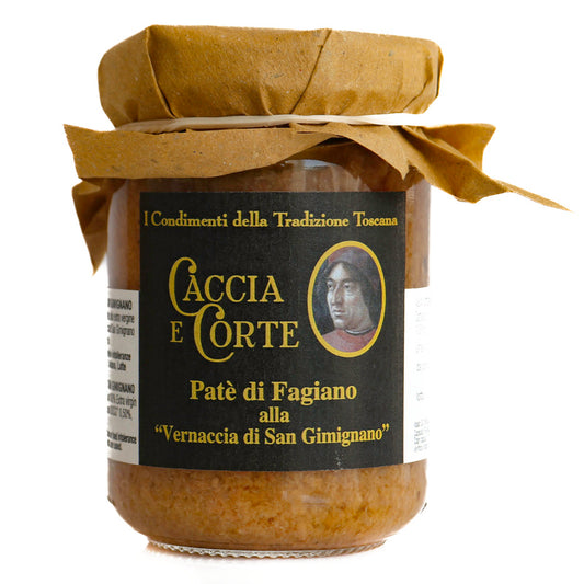 Caccia e Corte Patè di Fagiano - pasztet z bażanta na winie Vernaccia di San Gimignano 135g - dostępny w  hurtowni WT Hurt