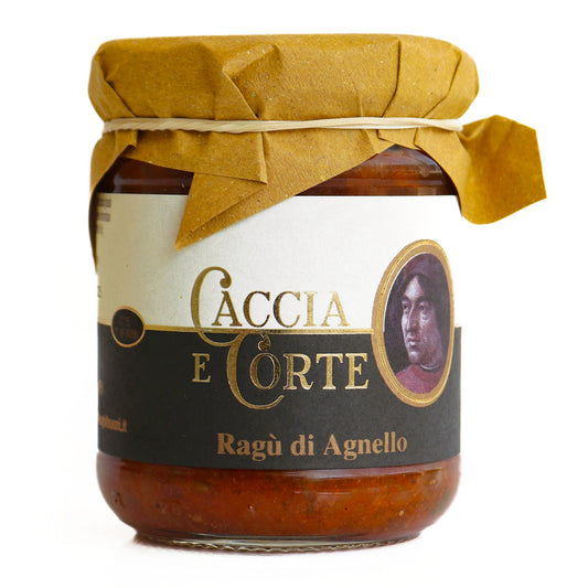 Caccia e Corte Ragù di Agnello - toskański sos z jagnięciny 180g - dostępny w  hurtowni WT Hurt