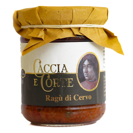 Caccia e Corte Ragù di Cervo - toskański sos z jelenia 180g - dostępny w  hurtowni WT Hurt