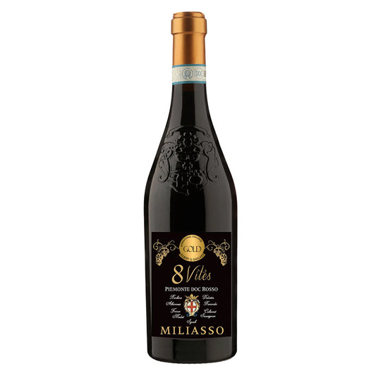 Miliasso 8 Vites Rosso Piemonte DOC czerwone wino wytrawne - dostępny w  hurtowni WT Hurt