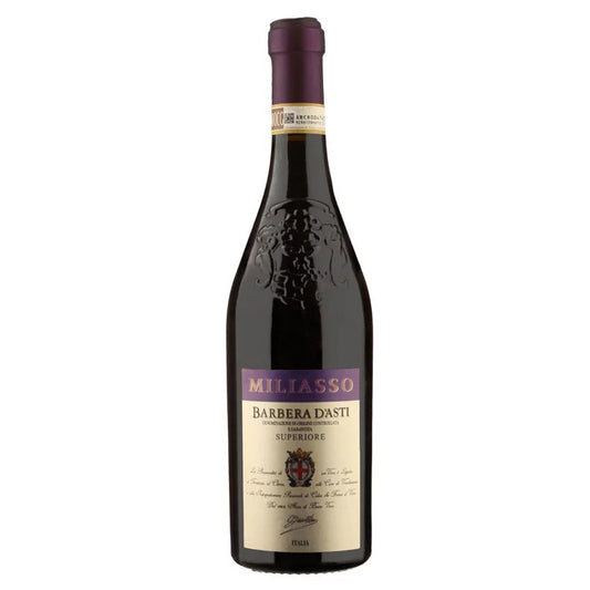 Miliasso Barbera d’Asti DOCG Superiore czerwone wino wytrawne - dostępny w  hurtowni WT Hurt