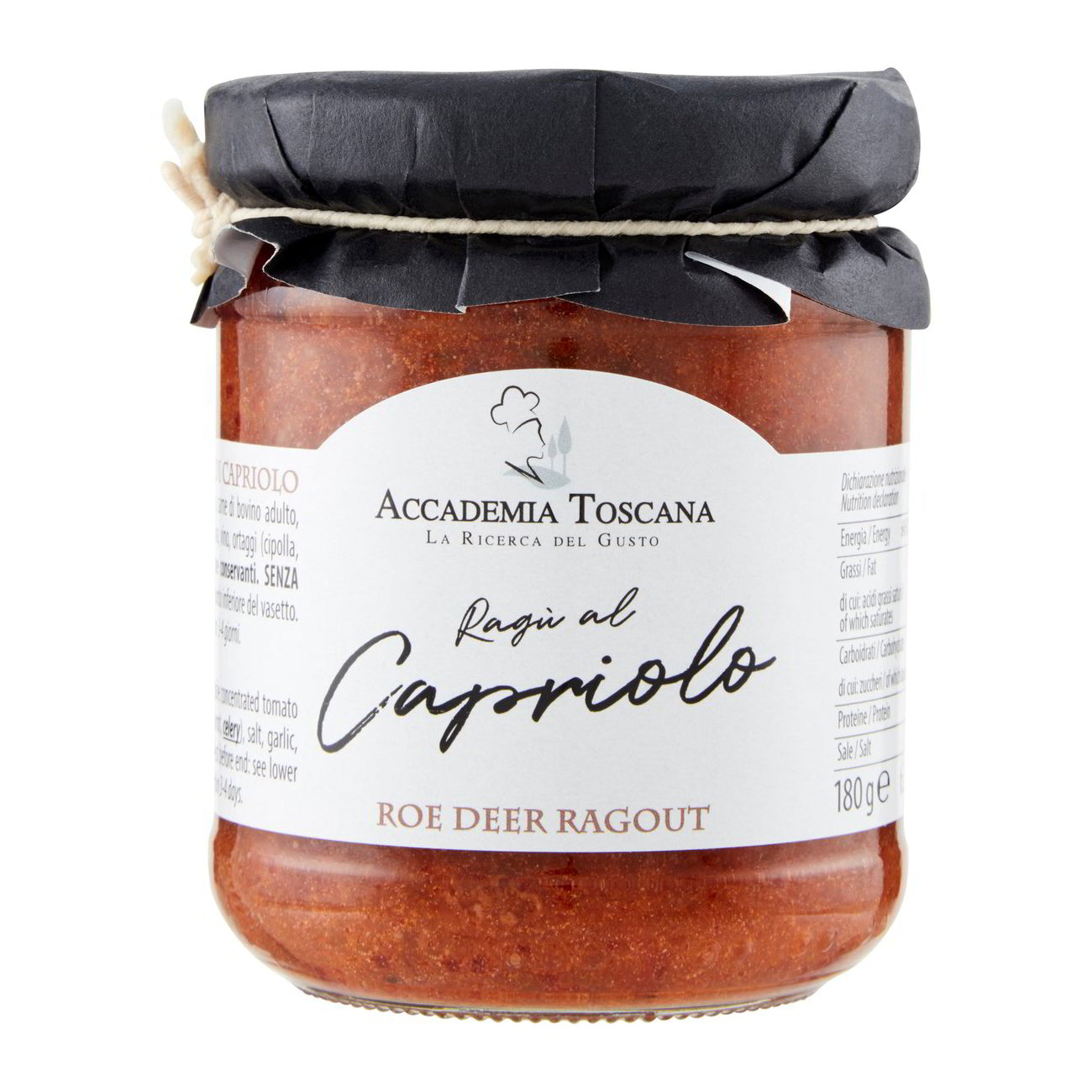 Accademia Toscana Ragù al Capriolo – włoski sos z sarny 180 g - dostępny w  hurtowni WT Hurt
