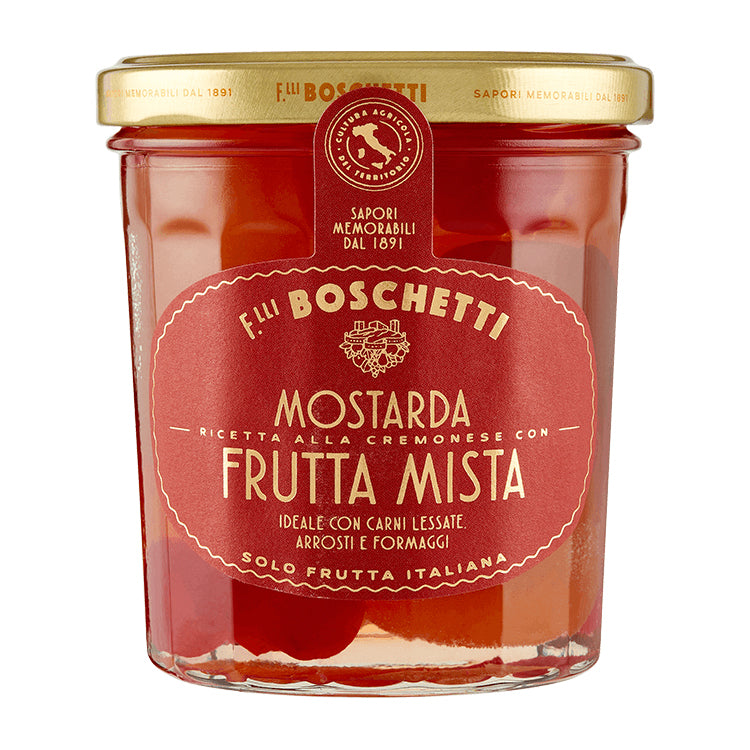 Boschetti Mostarda Cremonese – mostarda z kandyzowanymi owocami 400 g
